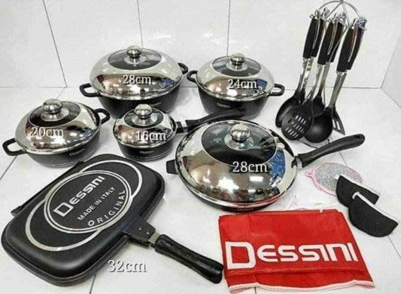 Dessini 23-Piece Non-stick Die-cast Cookware