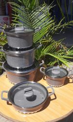 Bosch 10 Pcs Non Stick Granite Cookware Set