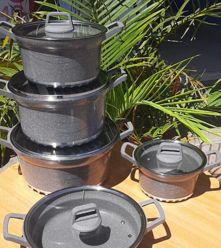 Bosch 10 Pcs Non Stick Granite Cookware Set