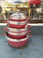 Dessini 10 Pcs Non-Stick Granite Cooking & Serving Pots & Pans