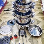 Harraz 30 PCS Stainless Steel Cookware Set