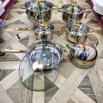 Zepter 12 pcs cookware set with kettle