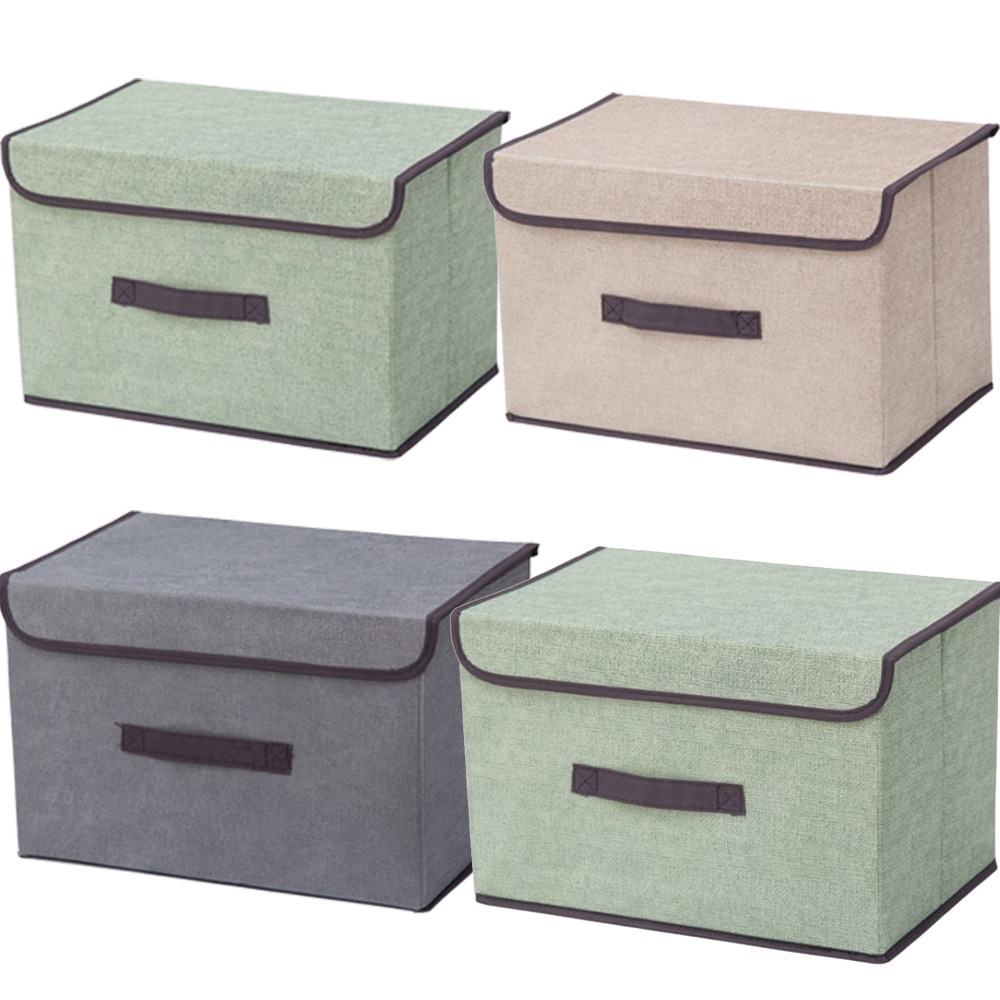 Foldable Storage Box Organizer With Cover – The Cosy Bedding Kenya