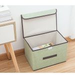 Foldable Storage Box Organizer With Cover
