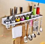 wall mounted aluminum kitchen rack
