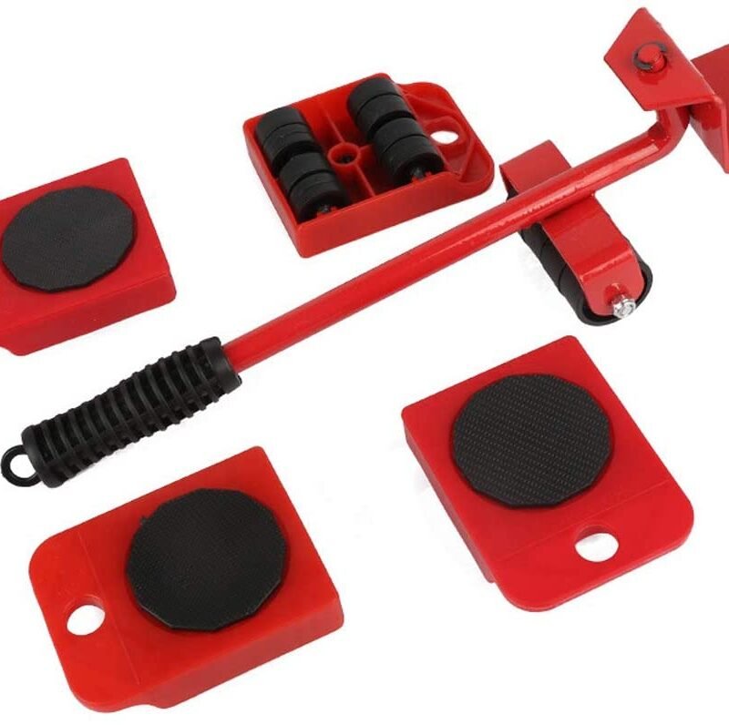 5 Pcs Set Heavy Furniture & Appliances Lifting Move Tools
