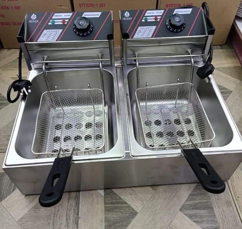 Double deep fryer