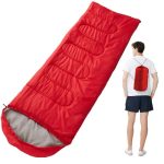 Envelope Sleeping Bag with a Cap