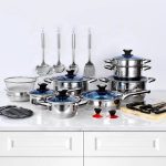 30 Pcs Stainless Steel Non-Stick Cookware Set​