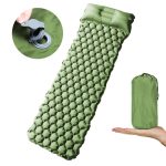 Waterproof light weight sleeping mat with pump