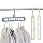 9 Holes Space Saving Hanger Set of 3