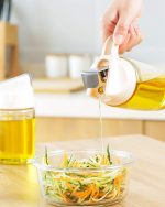 600ml Glass Jar with Automatic Cap and Stopper