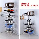 5-Tier Stainless Steel Kitchen Storage Rack