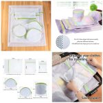 6 pcs Mesh Laundry Bags With Zipper
