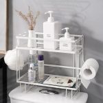 2 Tier Toilet Rack With Tissue Holder