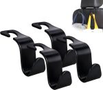 4pcs Car Hooks Organizer