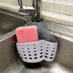Sink Caddy Sponge Holder with Strap