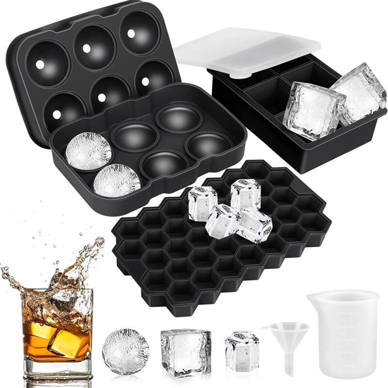3pcs Ice Cube Mold Set
