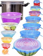 6pcs Silicone Stretch Lids