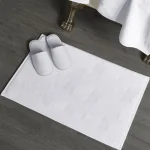 Antislip Bathroom Mat  with Slippers