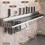 Aluminum Kitchen Organizer Rack