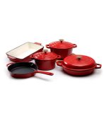 Enameled Cast Iron Cookware Set