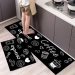 2pcs Modern Anti-slip Kitchen Mats