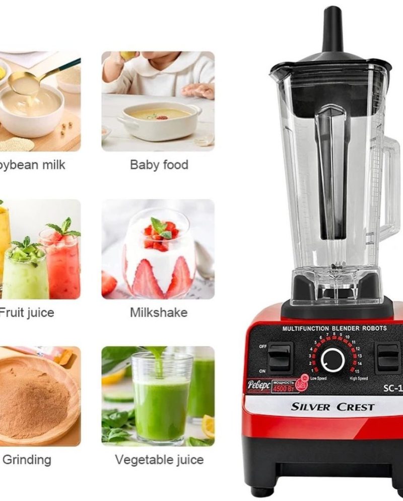 2in1 Silver Crest Commercial Blender - Image 5