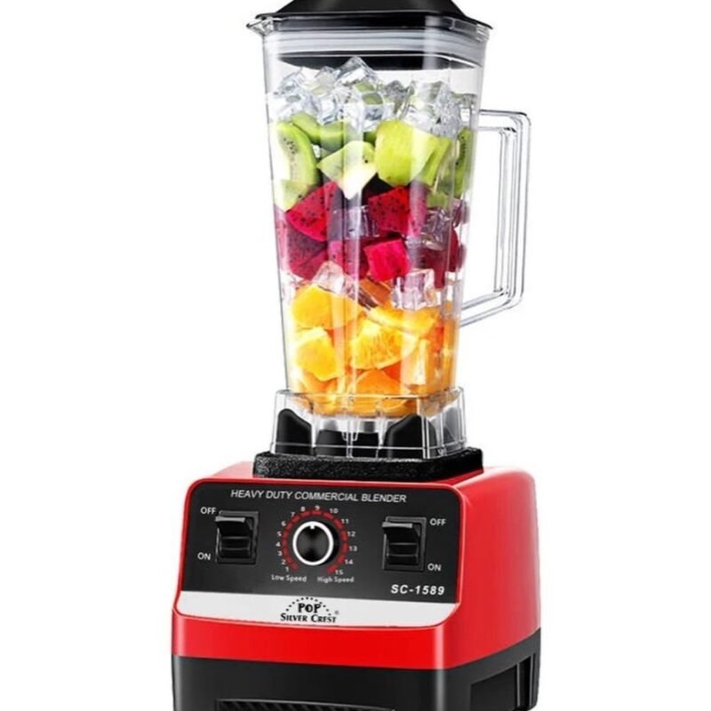 2in1 Silver Crest Commercial Blender