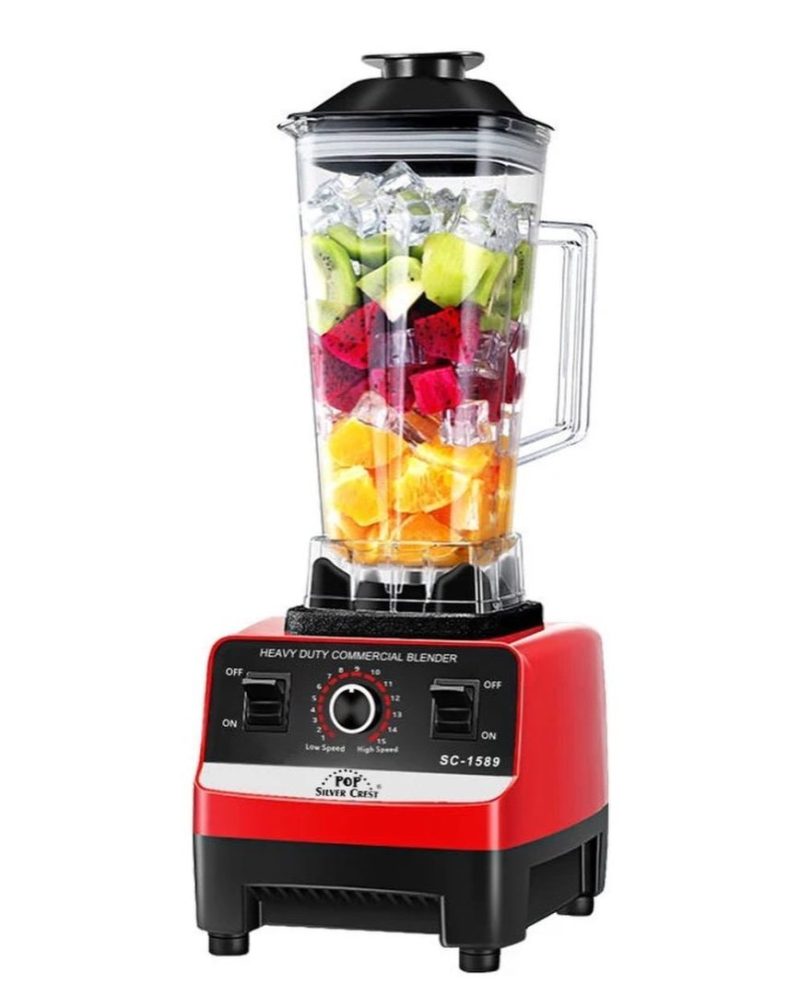 2in1 Silver Crest Commercial Blender