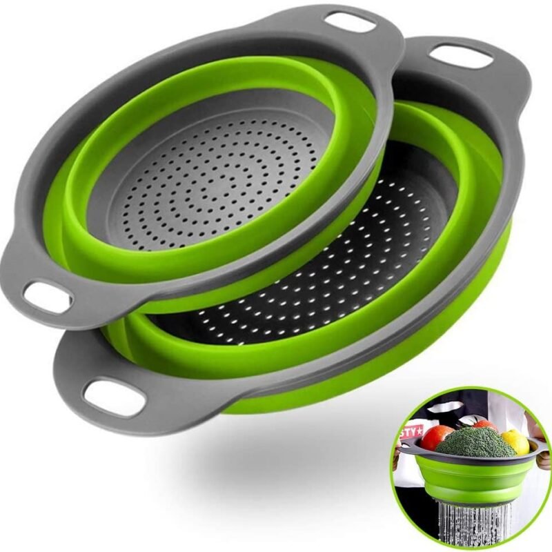 2pcs Collapsible Colander Basket