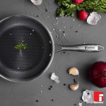 32cm Stainless Steel Honeycomb Pan