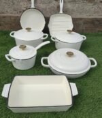 Enamel Cast Iron Cookware Set