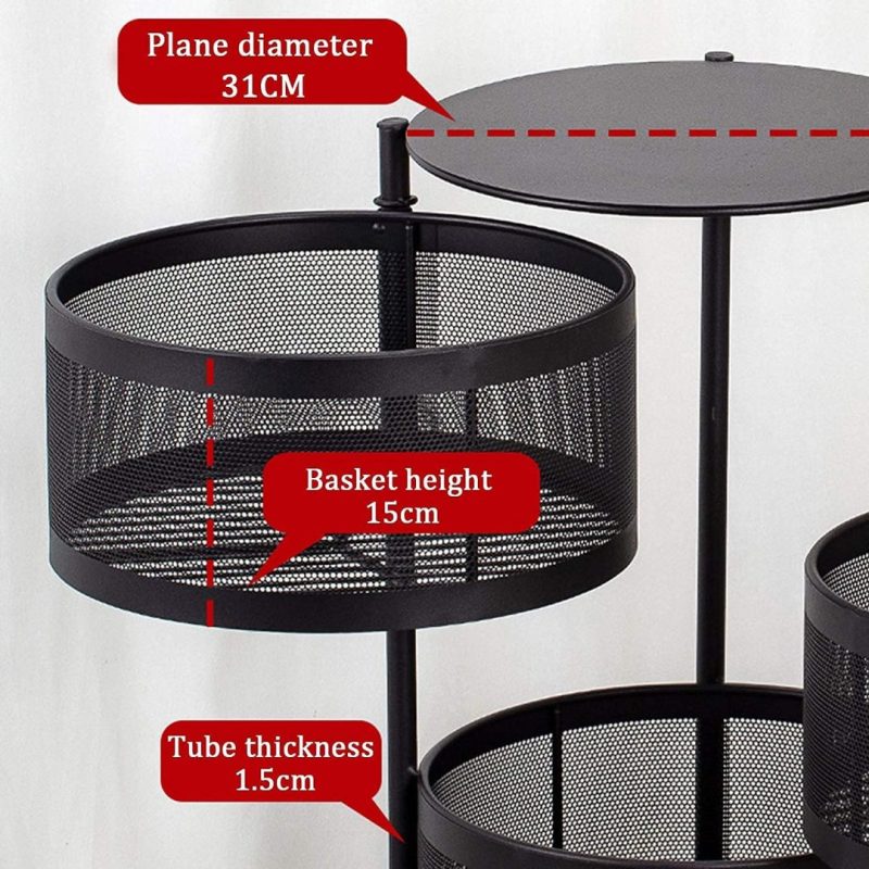 5 Tier  Multi-Layer Kitchen Storage Rack - Image 4