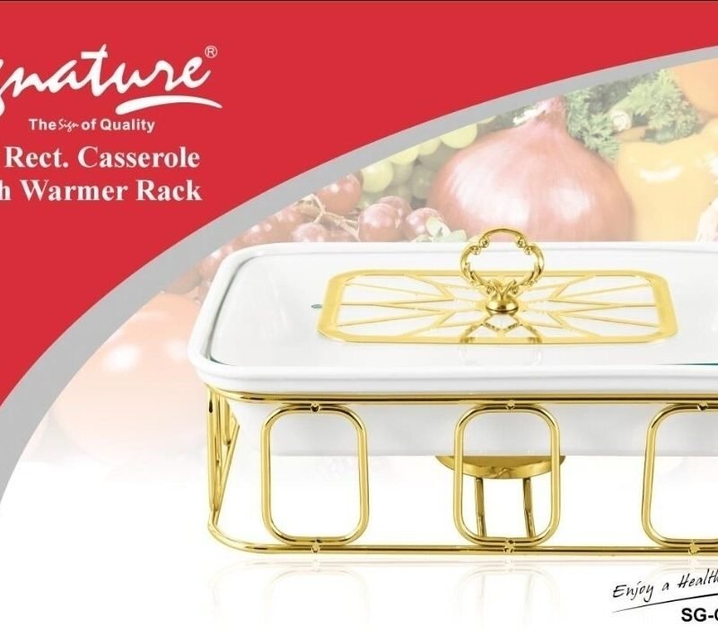 Signature 15" (3.0L) rectangular porcelain casserole