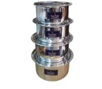 14/17 (8 Pcs) Double Polish Sufurias with Lid