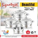 Signature Stainless Steel Hot Pot-4Pcs