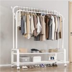 DULEXE DOUBLE-RAILGARMENT RACK