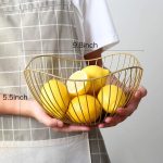 Metallic Gold Fruit Holder