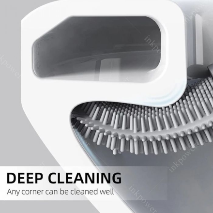 silicon toilet brush