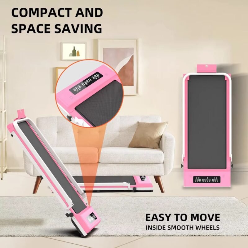 Walk Pad With Removable Bars -Pink